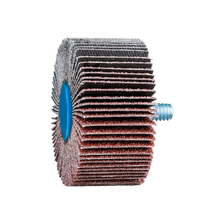 2 X 1 Quick Change Flap Wheel - 1/4-20 Thread - Aluminum Oxide - 60 Grit